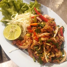 ก้อยหมูมะนาว