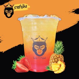สตอเบอร์รี่+สัปปะรดโซดา