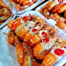 กุ้งหัวไข่เผาซอยโยธี