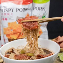 หมูแผ่นกรอบ ขนมทานเล่น สุขุมวิท54