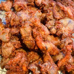 ตับไก่ทอด(เป็นตับติดหัวใจ)