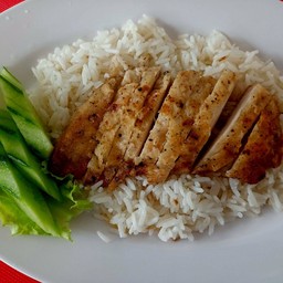 ข้าวมันไก่ทอด