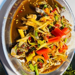 ตำทะเล ไทย ไม่ใส่ปลาร้า