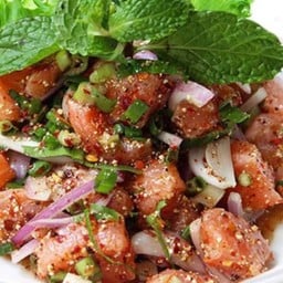 ลาบปลาเซลมอน