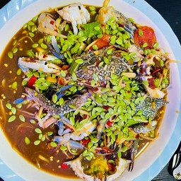 ตำปูม้า ปูปลาร้า  (ไม่ใส่ปราร้าโปรดระบุ)