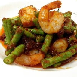ผัดพริกขิงกุ้ง