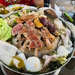 หมูกะทะ - พิงค์ลานนาบ้านดู่