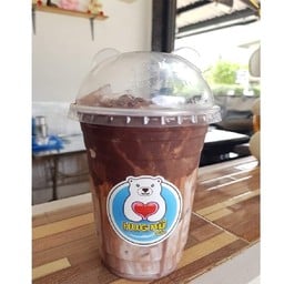 นมหมีปั่นโกโก้ลาวา