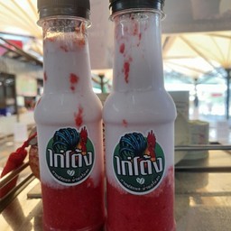 นมสดสตอเบอรี่