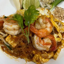 ผัดไทยกุ้งสด
