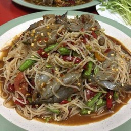 ตำซั่วกุ้งสด