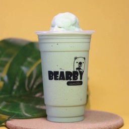 หมีชาเขียวปั่น