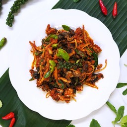 ผัดเผ็ดกบ