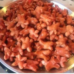 ใส้กรอกแดงทอด