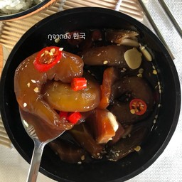 กุ้งดองเกาหลี (จานเดียว)