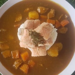 ข้าวแกงกระหรี่ญี่ปุ่น ปลาแซลมอน