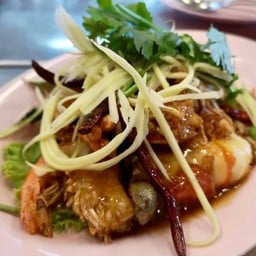 กุ้งทอดซอสมะขาม