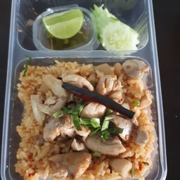 Tom Yum Fried Rice With Chicken