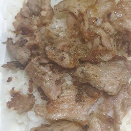 หมูทอดเค็มราดข้าว