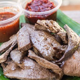 ตับหมูทอด 1 ขีด