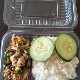 ข้าวลาบหมู