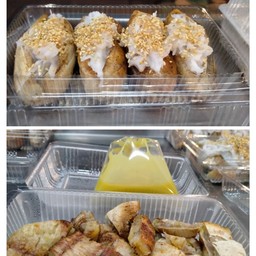 กล้วยใส่มะพร้าว + กล้วยทับธรรมดา