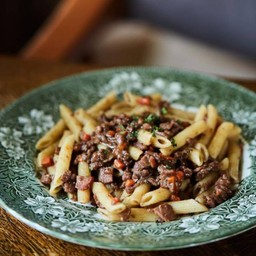 Penne with Lamb Ragout
