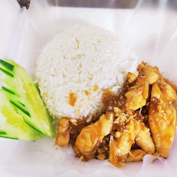 ข้าวทอดกระเทียม