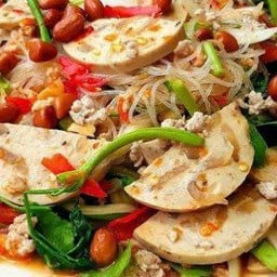 ยำวุ้นเส้น หมูยอ-หมูสับ