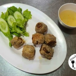 ปลากระพงทอดกระเทียม ตัว