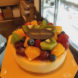 Fresh Fruit Cheese Cake ( 1Pound)