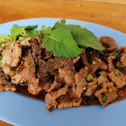 ลาบเนึ้อสุก