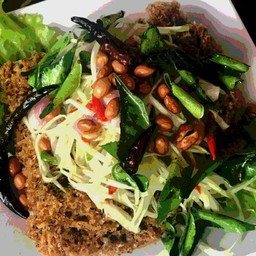 ยำปลาดุกฟู