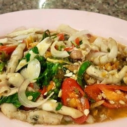 หอยหลอดผัด