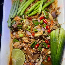 ลาบทะเลรวมลวกสุก