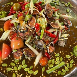 ตำหอยแครง