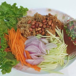 ขวัญแก้ว ยำสามกรอบ & ปลาดุกฟู @หลังแกรน