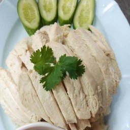 ข้าวมันไก่+ก๋วยเตี๋ยวต้มยำ+เย็นตาโฟ@เจ้าเก่าสวนหมาก