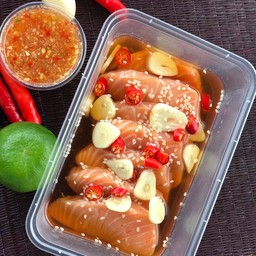 แซลมอนดองซีอิ้วเกาหลี