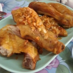 ไก่ทอด น่องติดสะโพก