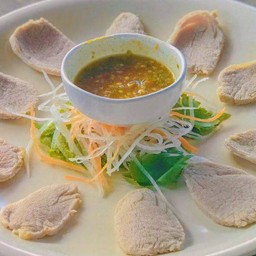 หมูลวกวาซาบิ