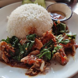 กะเพราขาหมู