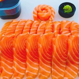 BS SALMON (บีเอส แซลม่อน กุ้งดอง)
