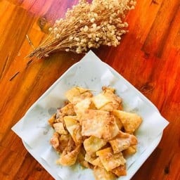 โรตีคลุก นมน้ำตาล