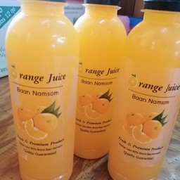 น้ำส้มสด 80%