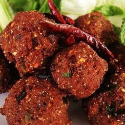 ลาบหมูทอด