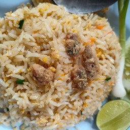 ข้าวผัดปลาอินทรีย์(ปลาเค็ม)