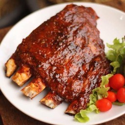 ซี่โครงหมูบาบีคิว