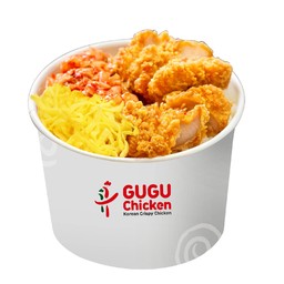 ข้าวไก่ทอดกิมจิ