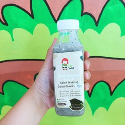 น้ำสลัดชาโคลงาดำ